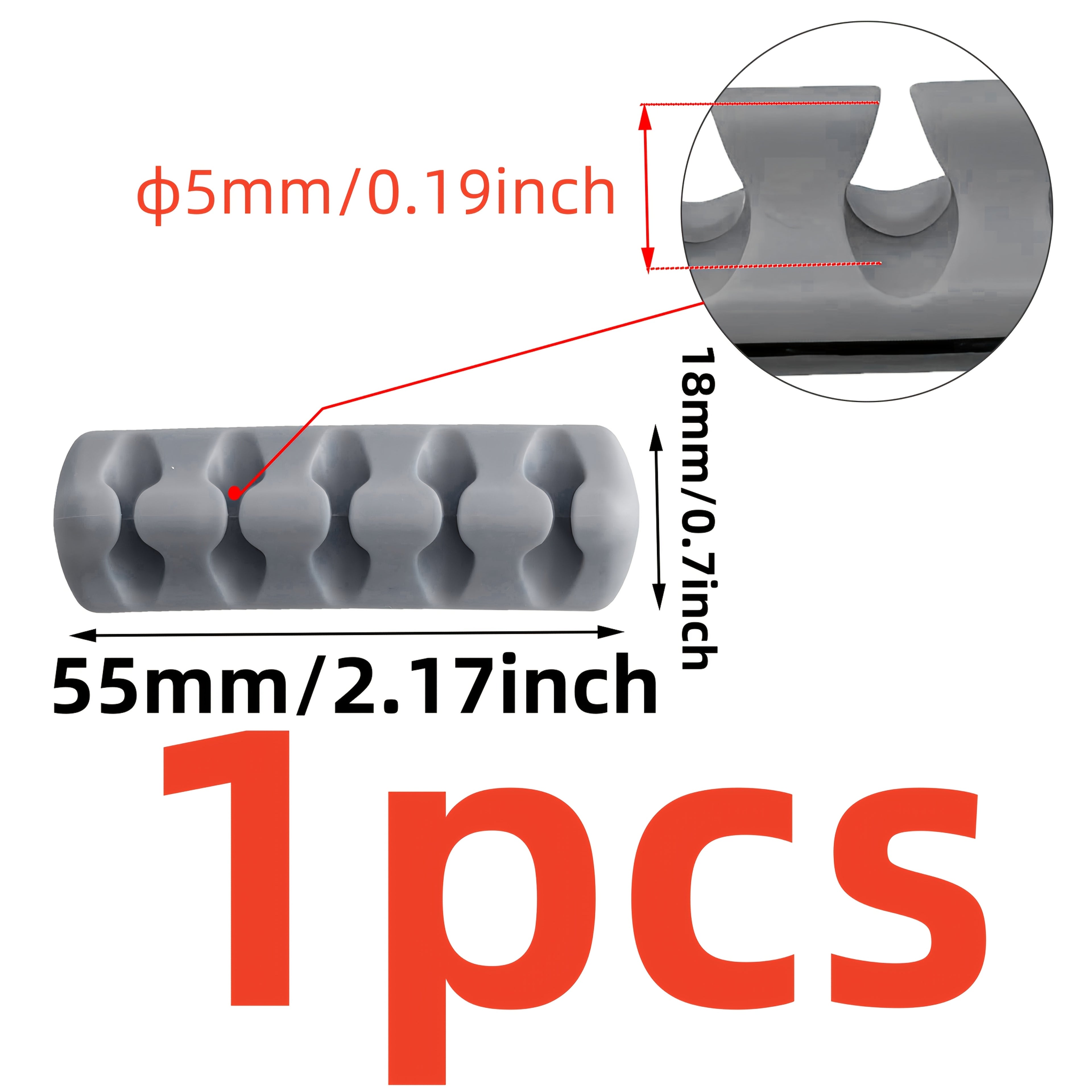 1/2/3/5pcs Self-Adhesive Cable Management Clips - Multi-Slot Cord Organizer for Desk/Home/Office/Car, Usb/Power/Mouse/Charger Cable Holder