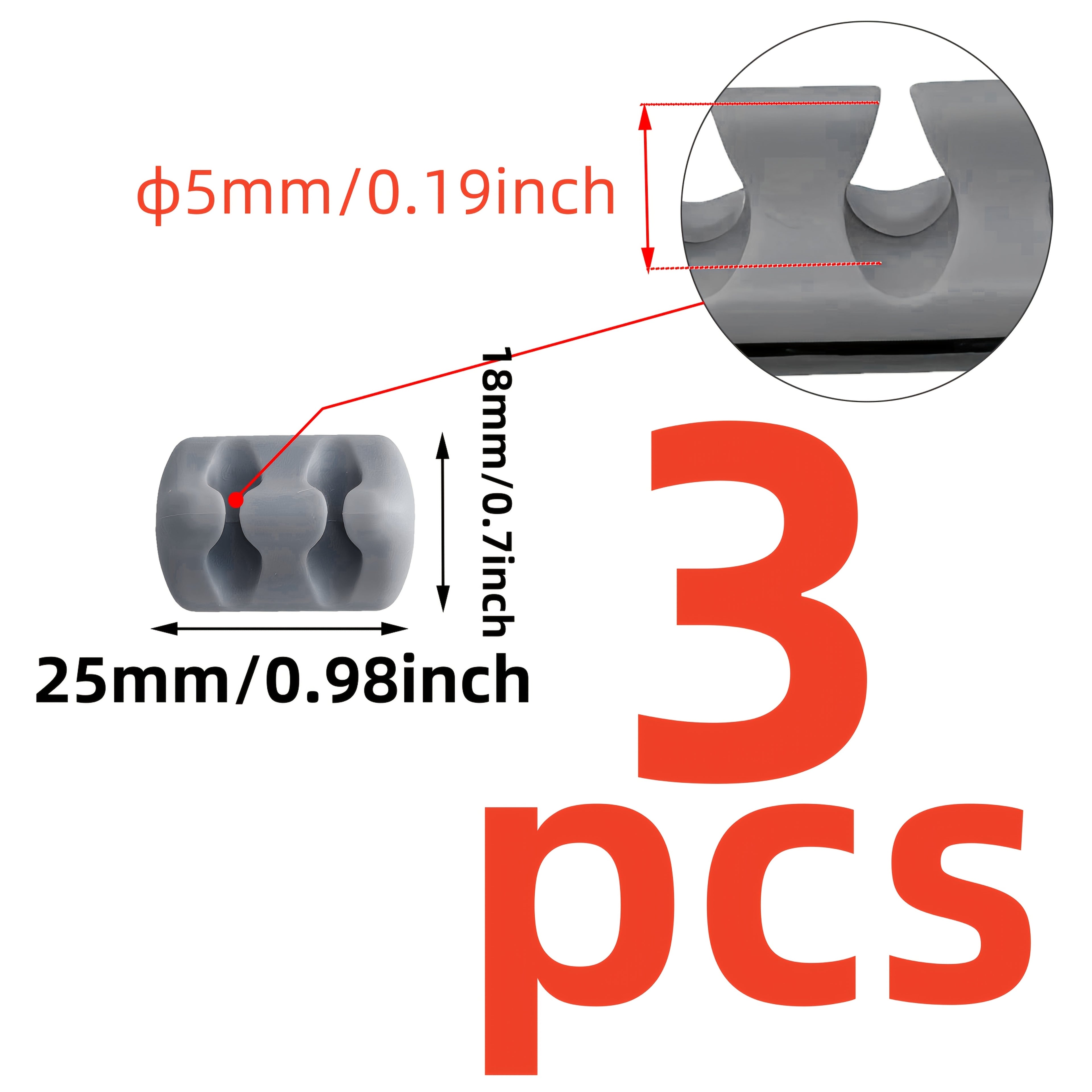 1/2/3/5pcs Self-Adhesive Cable Management Clips - Multi-Slot Cord Organizer for Desk/Home/Office/Car, Usb/Power/Mouse/Charger Cable Holder